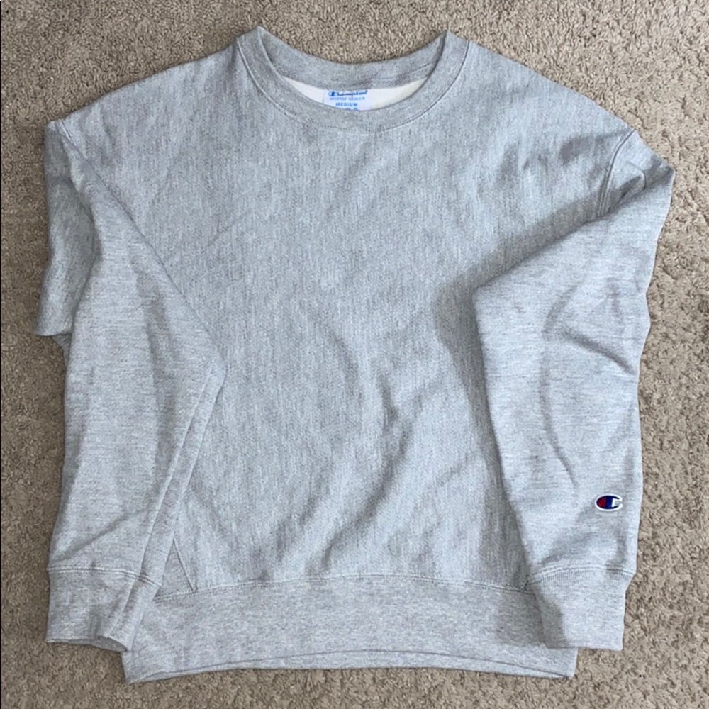 light grey heavy champion crew